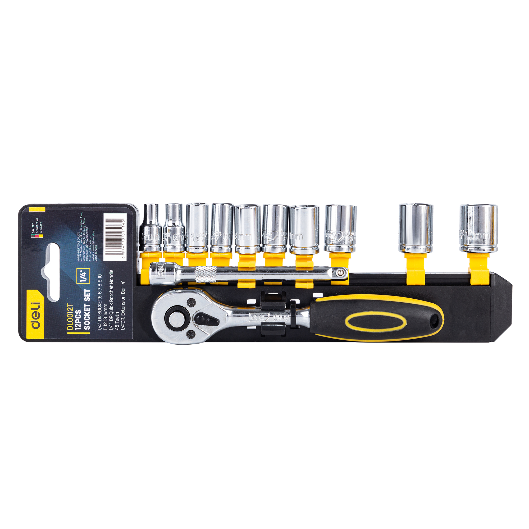 1/4 12PCS Scoket Set